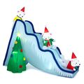 9 Feet Inflatable Polar Bear Slide Scene Decora...