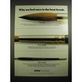 1976 Binney & Smith Delta Brushes Ad - We Feel ...