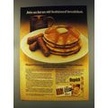 1976 Bisquick & Swift Brown 'N Serve Sausage Ad