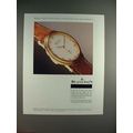 1987 Blancpain Watch Ad - 10,000 Hours to Develop