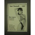 1987 Blue Lagoon Swimwear Ad - Suit Yourself