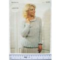 Vintage: Sirdar 6528 sweater, Nocturne