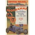 Racing Car Grand Prix Crystal Palace 1937 Coron...