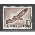 AUSTRIA 1953 5 SCHILLING AIR AIRMAIL BUZZARD BI...