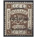 Palestine 1921 SG60 1m Sepia Mounted Mint .. .