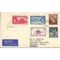 New Zealand Cover 1953 - SG 714-718 - Coronatio...