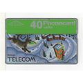 PHONE CARD - BT - SNOW - 40 UNITS