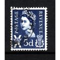 GREAT BRITAIN SCOTLAND 1968 SG S11 5d ROYAL BLU...