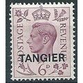 Tangier 1949 SG266 6d Purple Mounted Mint ... .