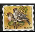 1995 Iceland - Sc# 808 used - Birds 25.00 kr