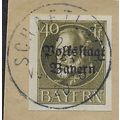GER (BAVARIA) 1919 40pf KING LUDWIG III' (OVPT)...