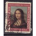GERMANY 1952 BIRTH ANNIV DA VINCI USED SG1074 #2