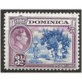 Dominica 1947 SG104a 3 1/2d Ultramarine & Purpl...