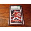 2020 Leaf Draft, Graded Near Mint 8.5, JALEN HU...