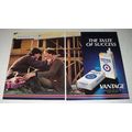 1984 2-page Vantage Cigarette Ad - The Taste of Success