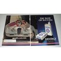 1984 2-pg Vantage Cigarette Ad - The Taste of Success