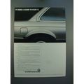 1987 BMW Car Ad - Seems a Shame to Paint it!