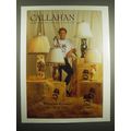 1991 Callahan Lamp Ad - Becomes the Art of Light