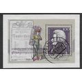 GER 1991 100pf 'WOLFGANG AMADEUS MOZART' M/S FI...