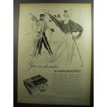 1951 Du Mauriers Cigarettes Ad - You're sure she smokes du Mauriers