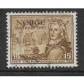 NORWAY 1947 15 ORE BROWN ADMIRAL TORDENSKIOLD S...