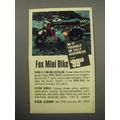 1970 Fox Mini Bikes Ad - Do it yourself or fully assembled from $99.50