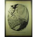 1960 The Philadelphia Bulletin Newspaper Ad - Ski Jump - Richard Decker Cartoon