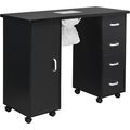 Nail Desk Manicure Table - Nail Tech Desk with ...