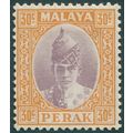 Perak 1938 30c dull purple & orange SG116 unused