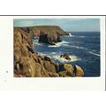 Cornwall PORDENACK POINT Postcard by J. Arthur ...