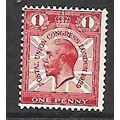 GREAT BRITAIN 1929 PUC GEORGE V SG 435 1d SCARL...