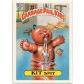 GARBAGE PAIL KIDS ' KIT SPIT ' card # 204b (1986)