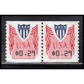 CVP32 29c Shield Very Fine MNH Pair PA4982