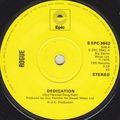 Rogue - Dedication 7", Single, Sol Very Good Pl...