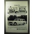 1964 Peugeot 404 Station Wagon Ad - So Here It Is