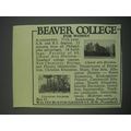 1930 Beaver College Advertisement - Beaver College for Women
