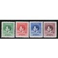 1937 Papua Sc# 118-121 George VI Coronation MH ...