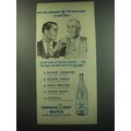 1949 Canada Dry Water Ad - Yes, the important 4/5th of your drink is club soda!
