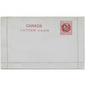 Canada #L9f Victoria Letter Card, Setting Type ...