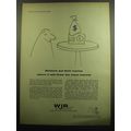 1958 WJR Radio Ad - Bankers put their money where it will draw the most interest