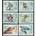 Laos 473-478 MNH Sarajevo Winter Olympics Sport...