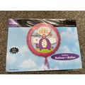 Baby Girl Round foil helium balloon birthday pa...
