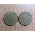 1979j 10 Pfennig Germany Coin