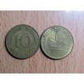 1980f 10 Pfennig Germany Coin