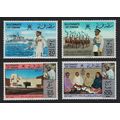 Oman Patrol Boat Soldiers Surch 'POSTAGE' 4v 19...