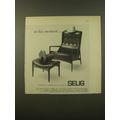 1961 Selig Furniture Ad - At this moment Someon...