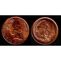 Australia One Cent 1988 Used. Coin Possum Queen...