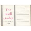The Savile Garden, Folding Booklet x 5 Postcards - Windsor, Berkshire