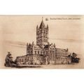 Sepia Postcard Buckfast Abbey Church Completed ...