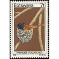 Botswana 1978 Birds 7t Paradise Flycatcher Unmo...